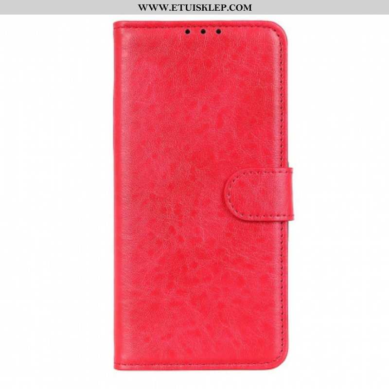 Etui Folio do Xiaomi Redmi Note 10 Pro Teksturowana Sztuczna Skóra